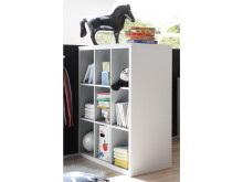 Raumteiler >Portia< in Weiß - 112x112x38cm...