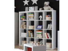 Raumteiler >Portia< in Weiß - 147x147x38cm...