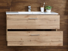 Waschtisch-Set >Bella< in Wildeiche - 99x53x45cm (BxHxT)