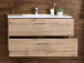Waschtisch-Set >Bella< in Wildeiche - 99x53x45cm (BxHxT)