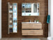 Spiegelschrank >Bella< in Wildeiche - 100x70x23cm (BxHxT)