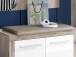 Sitzkissen >Katharina< in Cappuccino matt aus Polyester - 70x36cm (BxT)