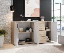 Kommode >Freida< in Sonoma-hell - 160x82x35cm (BxHxT)