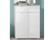 Schuhschrank >Suzette< in Weiß aus MDF - 70x101x40cm (BxHxT)