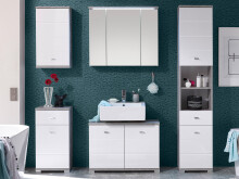 Unterschrank >Peter< in Beton aus MDF - 38x73x30cm (BxHxT)