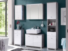Unterschrank >Peter< in Beton aus MDF - 38x73x30cm (BxHxT)