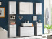 Unterschrank >Peter< in Beton aus MDF - 38x73x30cm (BxHxT)