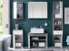 Unterschrank >Peter< in Beton aus MDF - 38x73x30cm (BxHxT)