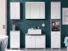 Badezimmer-Set >Peter< in Beton aus MDF - 176x190x30cm (BxHxT)