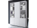 Büro-Set >Suzette< (3-teilig) in Weiß aus MDF - 150x216x35cm (BxHxT)