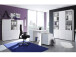 Büro-Set >Suzette< (3-teilig) in Weiß aus MDF - 150x216x35cm (BxHxT)