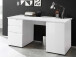 Büro-Set >Suzette< (7-teilig) in Weiß aus MDF - 158x76x35cm (BxHxT)