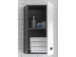 Hängeschrank >Brooklyn< in Weiß/Hochglanz aus MDF - 38x70x23cm (BxHxT)