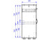 Sideboard >Lissy< in Sonoma-Eiche aus Kunststoff - 118x70x30cm (BxHxT)