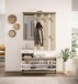 Garderoben-Set >Selene< in Sonoma-Eiche - 100x190x25cm (BxHxT)