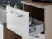 Unterschrank >Tampa< in Sonoma aus Metall - 39x88x31cm (BxHxT)