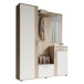 Garderoben-Set >Nessi< in Sonoma-Eiche - 145x184x29cm (BxHxT)