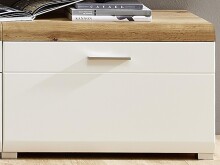 TV-Board >Kathlin< in Weiß/Matt aus Metall -...