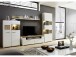 Wandboard >Kathlin< in Weiß/Matt - 180x18x22cm (BxHxT)