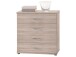 Kommode >Lissy< in Sonoma-Eiche aus Kunststoff - 60x70x30cm (BxHxT)