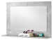 Wandspiegel >Peoria I< in Beton LA - 90,2x61,5x18,5cm (BxHxT)