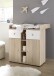Wickelkommode >Floris< in Sonoma-Eiche - 89x101x78cm (BxHxT)
