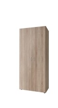 Kleiderschrank >Hamina< in Sonoma-Eiche - 80x177x52cm (BxHxT)