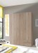 Kleiderschrank >Hamina< in Sonoma-Eiche - 120x177x52cm (BxHxT)