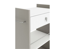 Rollwagen >Baku I< in Basalt aus Kunststoff - 59,4x89,5x39,7cm (BxHxT)