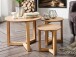Satztisch >Rich< aus Massivholz - 115x42x50cm (BxHxT)