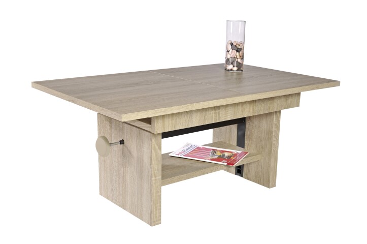 Couchtisch >Bruni< in Sonoma-Eiche - 150x48x65cm (BxHxT)
