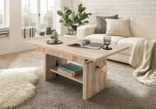 Couchtisch >Bruni< in Sonoma-Eiche - 150x48x65cm (BxHxT)