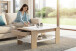 Couchtisch >Ariela I< in Sonoma-Eiche - 100x44x58cm (BxHxT)