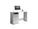 Schreibtisch >Mack< (B/H/T 123 x 76 x 50 cm) in Weiß - 123x76x50cm (BxHxT)