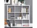 Regal >Wellington< in Weiß - 107.2x107.3x32.9cm (BxHxT)