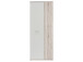 Schuhschrank >Balu< in Sandeiche Weiß - 68,9x179,1x34,8cm (BxHxT)