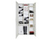 Schuhschrank >Yonkers< in Weiß - 99,9x190,5x36,3cm (BxHxT)