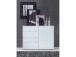 Kommode >Salinas I< in Weiß aus MDF - 109,9x84,9x34,1cm (BxHxT)