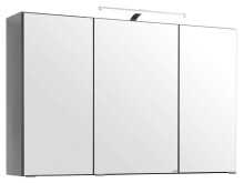 Spiegelschrank >Graphit< in Graphitgrau -...