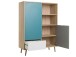 Highboard >Visby< in Sonoma-Eiche - 103x138x40cm (BxHxT)