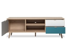 TV-Board >Visby< in Sonoma-Eiche - 150x52x40cm (BxHxT)