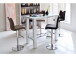 Barhocker >Amiens I< in Schwarz aus Edelstahl - 42x91x51cm (BxHxT)