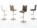 Barhocker >Amiens I< in Weiß aus Edelstahl - 42x91x51cm (BxHxT)