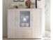 Highboard >Barbara< in Sibiu-Lärche aus Glas - 156x137x46cm (BxHxT)
