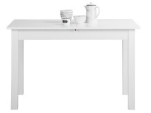 Esstisch >Crawley< in Weiß - 160x76,5x70cm (BxHxT)
