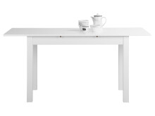 Esstisch >Crawley< in Weiß - 160x76,5x70cm (BxHxT)