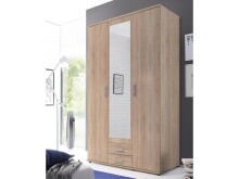 Kleiderschrank >Kitty II< in Sonoma-Eiche -...