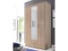 Kleiderschrank >Kitty II< in Sonoma-Eiche - 120x197x53cm (BxHxT)