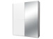 Schwebetürenschrank >Noni< in Weiß - 170x196x59cm (BxHxT)