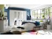 Sideboard >Lebbie< in Pinie Weiß - 150x90x42cm (BxHxT)